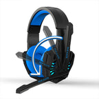 Audifonos Diadema Gamer Con Micrófono Led Videojuegos