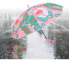 Paraguas Con Protección Uv Impermeable Con Diseño Tropical