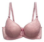 Brasier Con Encaje Copa Completa Slight Push Up Rosa M