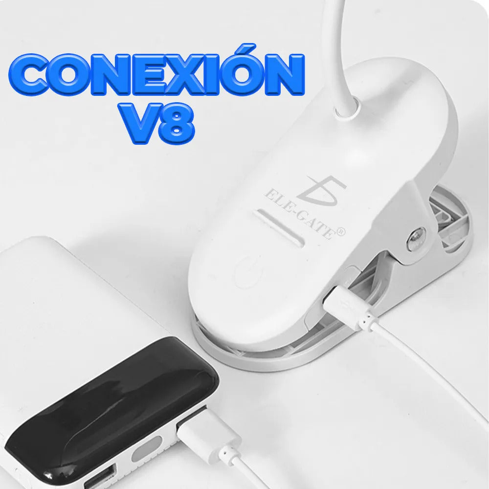 Lámpara De Escritorio Led De Luz Cálida Conexión Usb V8