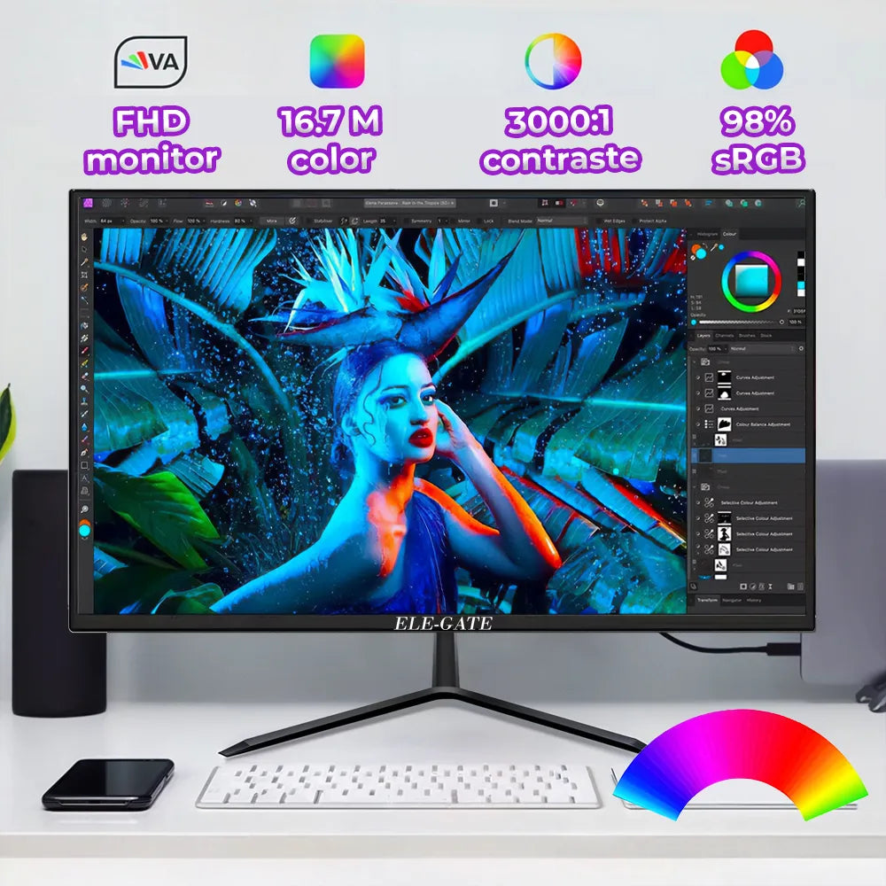Monitor Gamer 19 Pulgadas 60hz Hd 1600 900 Vga