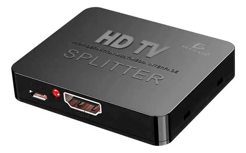 Splitter Hdmi 1x2 Ele-gate 4k 30hz Con Usb