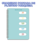 Cuaderno A Raya Organizador Tamaño A5 Coreano Con 5