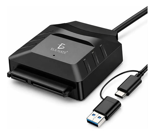 Adaptador Usb 3.0 A Sata 22 Pines Con Fuente De