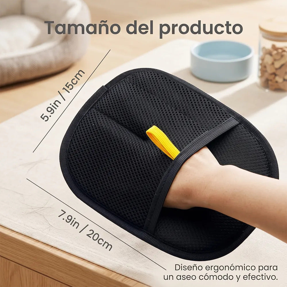 Guante Antiestático Quita Pelo De Mascotas Reutilizable 20
