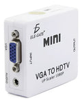 Mini convertidor adaptador de señal VGA a HDMI 1080p TV