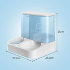 Dispensador Automático De Agua Y Croquetas Para Mascotas 1l
