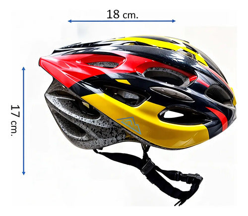 Casco De Seguridad Para Ciclismo O Scooter Con Diseño Negro M