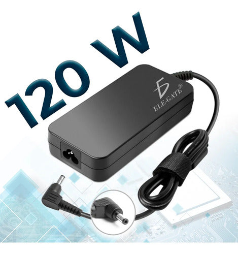 Cargador De Laptop Compatible Con Asus 120w Hu 19v 6.32a