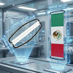 Bandera Retráctil Mágica De México