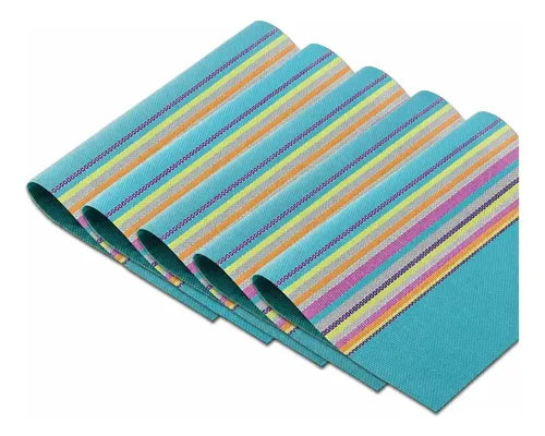 Juego De 10 Manteles Individuales Para Mesa De Comedor