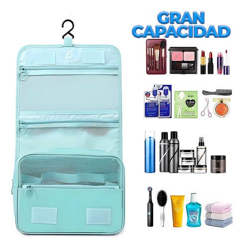 Bolsa De Aseo Para Viaje Con Gancho De Colgar