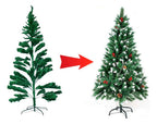 Árbol De Navidad Artificial De 150 Cm Con Efecto Nevado Y