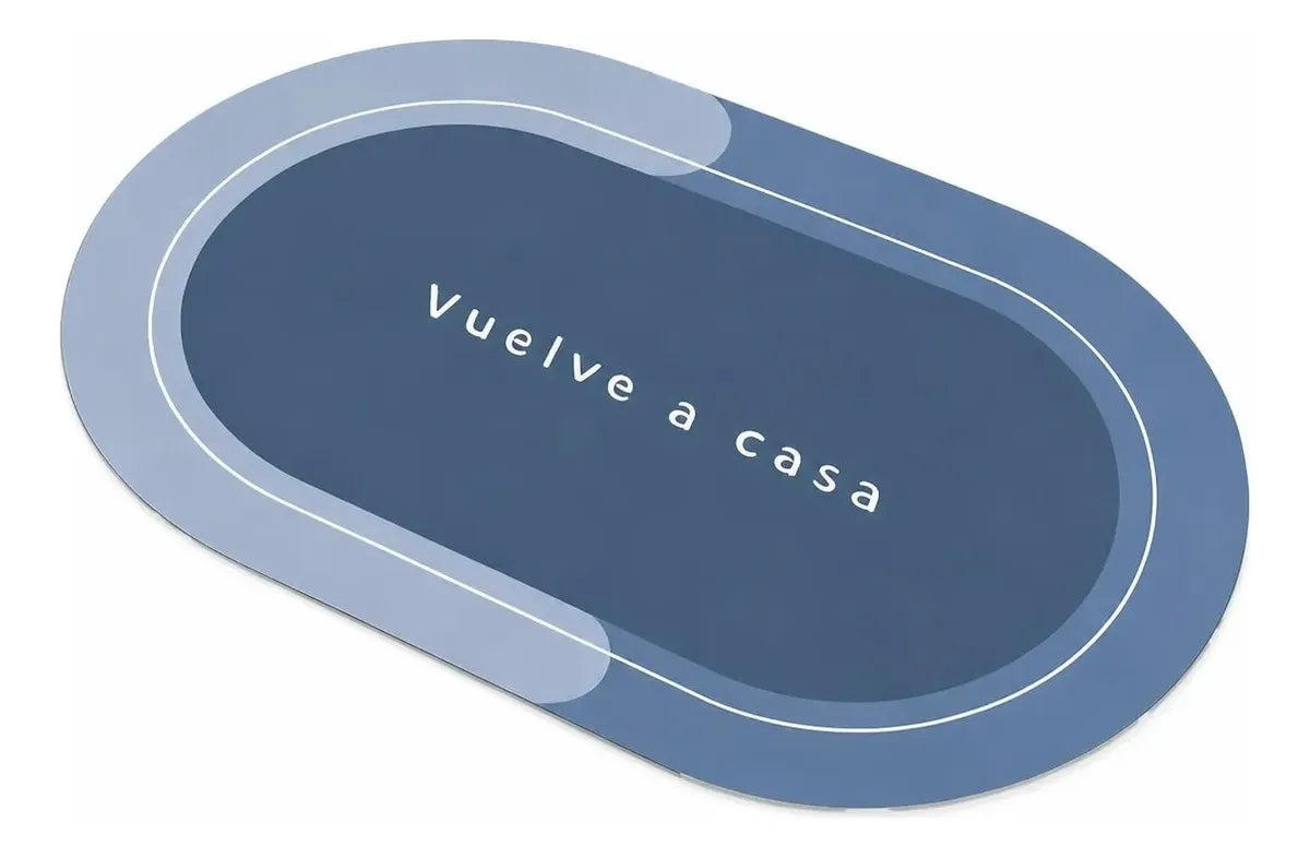 Tapete redondeado absorbente para baño y entrada en 5