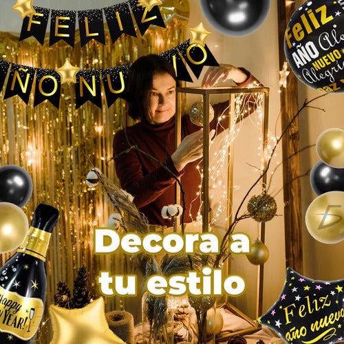 Set De Globos De Fiesta Año Nuevo Elegancia Para Celebrar