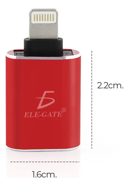 Adaptador De Otg Para iPhone iPad Lightning Usb 3.0
