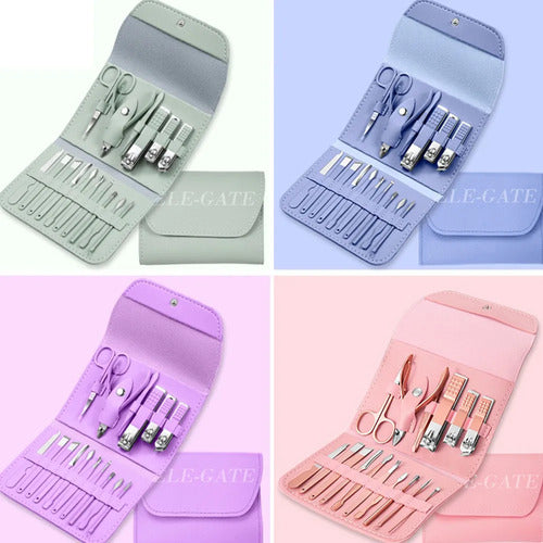 Set De Cortaúñas Profesional Para Manicura Y Pedicura