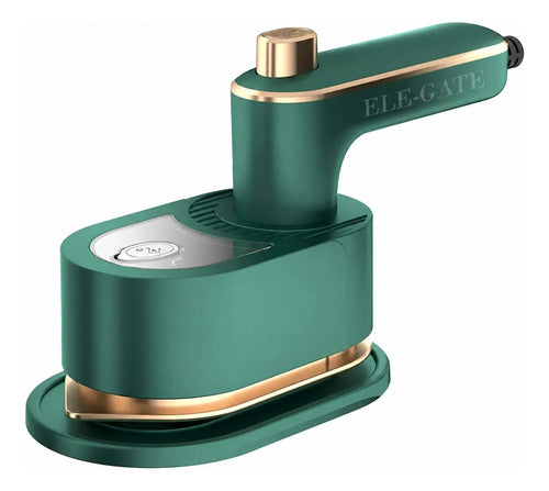 Plancha Portátil 2 En 1 Con Vapor Compacta - Verde