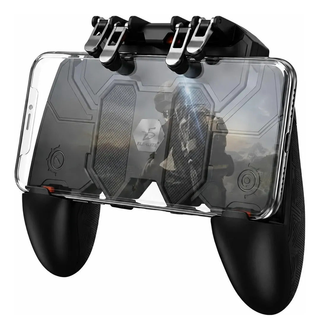 Control Gamer Móvil Con 4 Gatillos Mecánicos Y Diseño