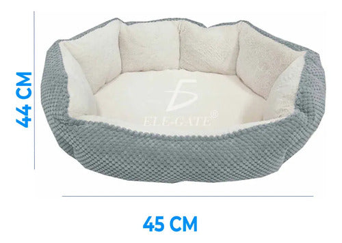 Cama Mediana Para Mascota Perro Gato Acolchonada Resistente