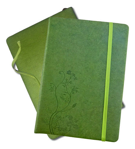 Libreta Con Tapa Acolchada Y Texturizada Con Hojas Tipo