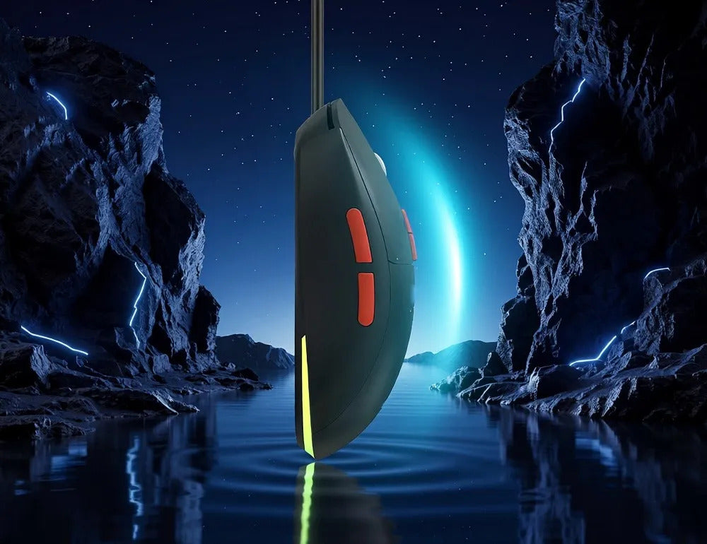 Mouse Con Cable 6d Rgb  3 Niveles De Dpi Iluminación