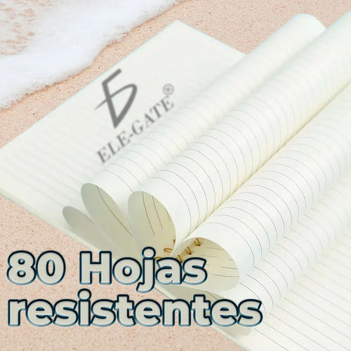 Cuaderno De Rayas Tamaño A5 Con Portada Náutica Y Espiral