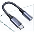 Adaptador USB-C a jack 3.5 mm hifi de 0.15m con chip dac