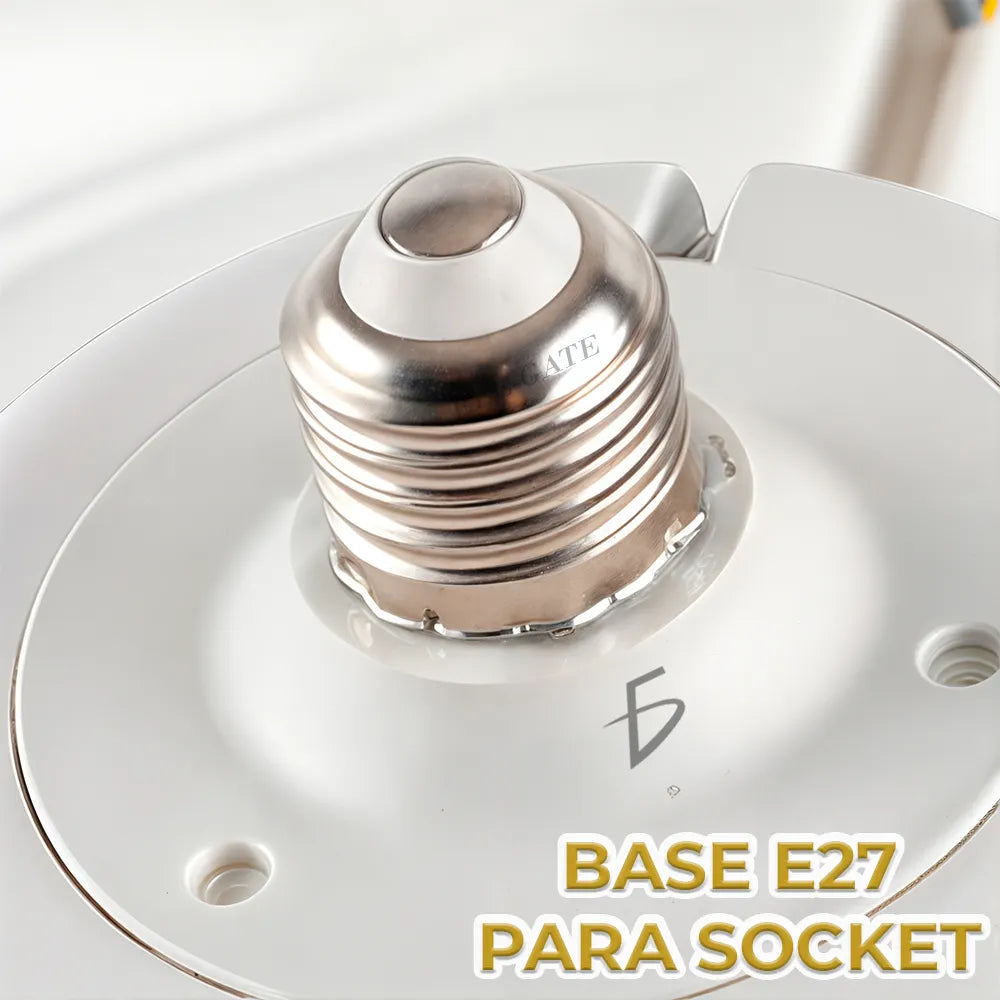 Lampara Led Potente De 30w Con Ventilador De 15w Conexión