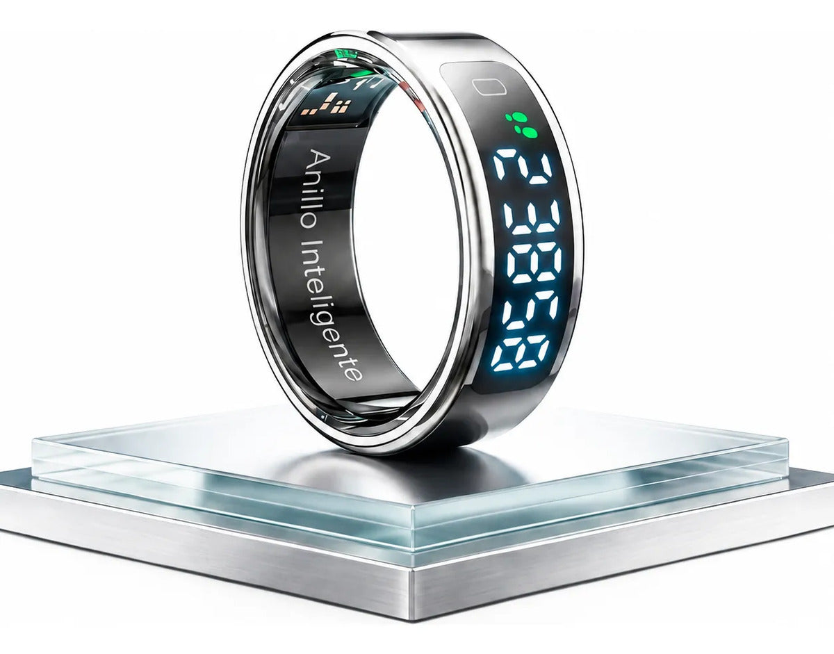 Anillo inteligente 5ATM SPO2 plata talla 11