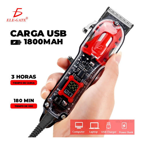 Maquina Para Cortar Cabello Hombres Profesional