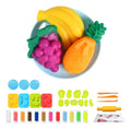 Kit De Plastilina Infantil Con Moldes De Frutas Y Verduras