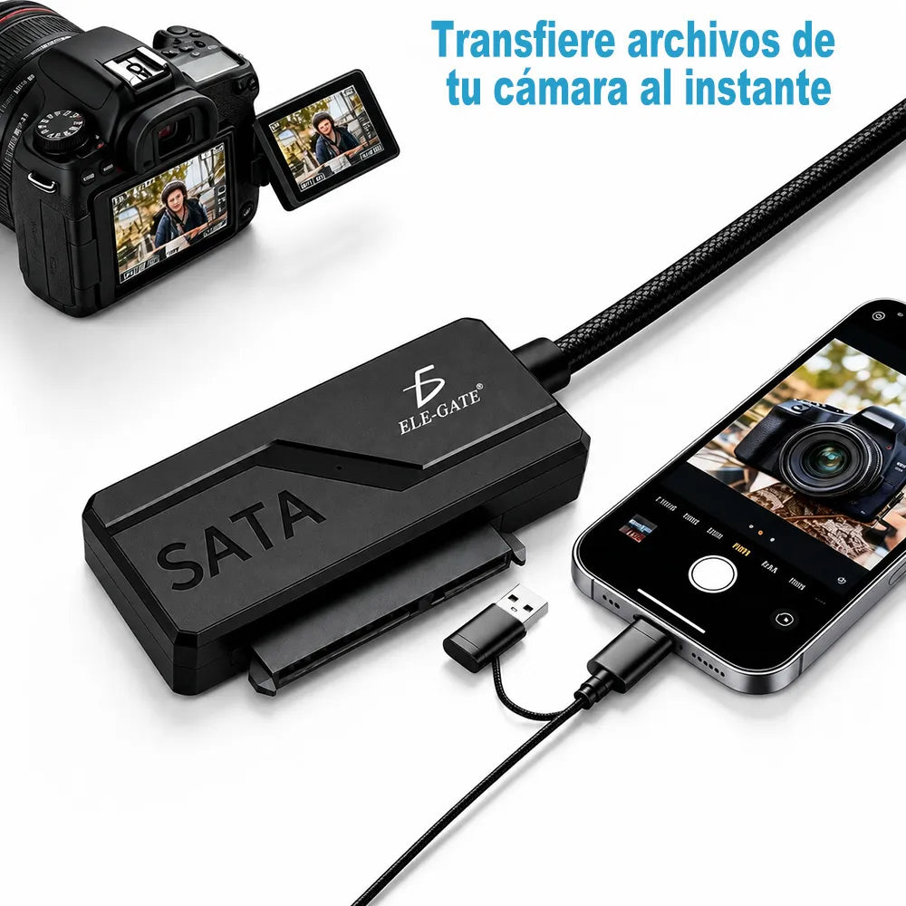 Adaptador Sata A Usb 3.0 Con Alimentación Compatible Con