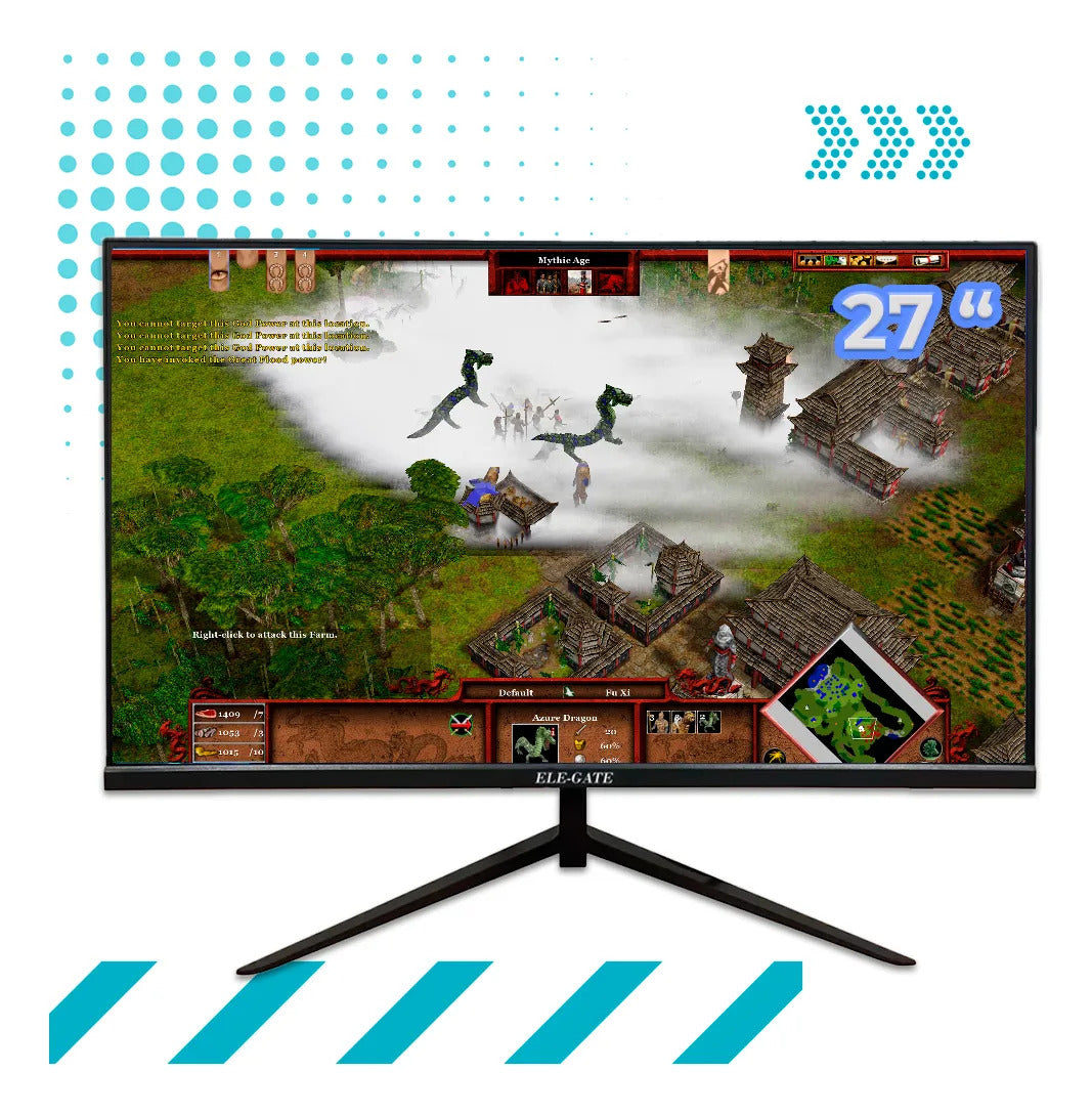 Monitor 27 75hz Full Hd 2k Ultra-delgado Con Cero Marcos
