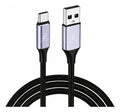 Cable USB-A a USB-C de 2m nylon trenzado carga 3A