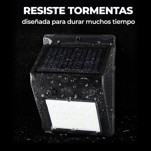 Lámpara Solar Led Exterior Con Sensor De Luz Para Jardín