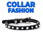 Collar Ajustable Con Diamantes De Imitación Para Mascotas Azul