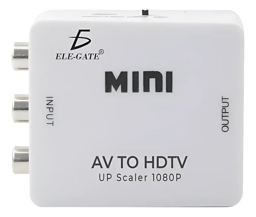 Convertidor adaptador portátil av to HDMI 720p 1080p video