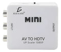 Convertidor adaptador portátil av to HDMI 720p 1080p video