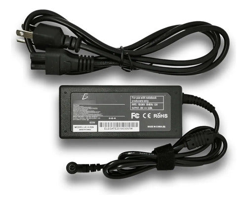 Cargador Laptop Lanix Para Lenovo 20v 3.25a 5.5 2.5mm