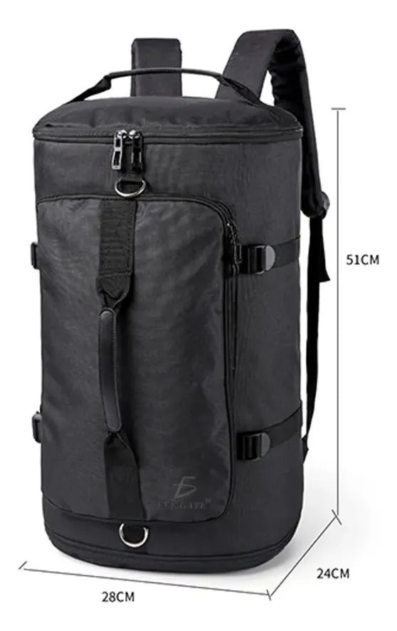 Mochila Con Compartimento Para Zapatos Para Nadar Yoga Y Rosa