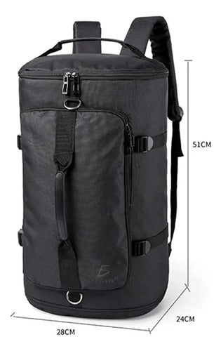 Mochila Con Compartimento Para Zapatos Para Nadar Yoga Y Rosa