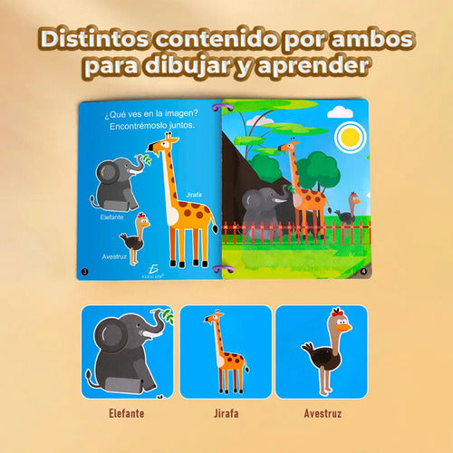 Libro Mágico Infantil Para Colorear Diseño De Espacial