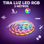 Tira De Luces Led Rgb 5050 Decoración Que Cambia De Color 2m