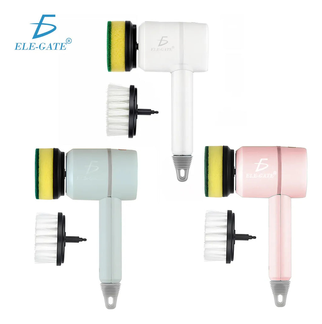 Cepillo De Limpieza Eléctrico Recargable Para Baño Y Cocina