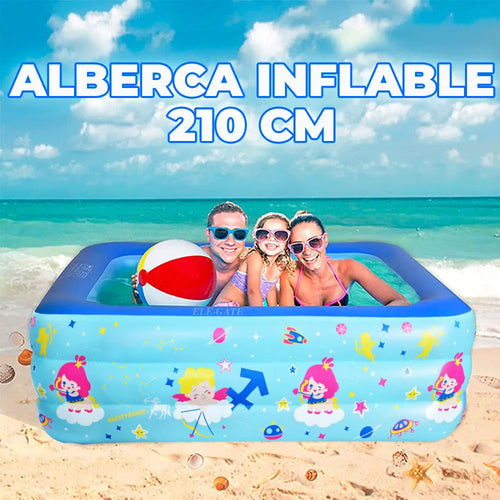 Alberca Piscina Inflable Familiar 210 135 55