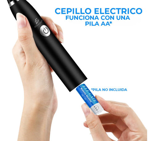 Cepillo De Dientes Eléctrico Ultrasónico Con 2 Cabezales
