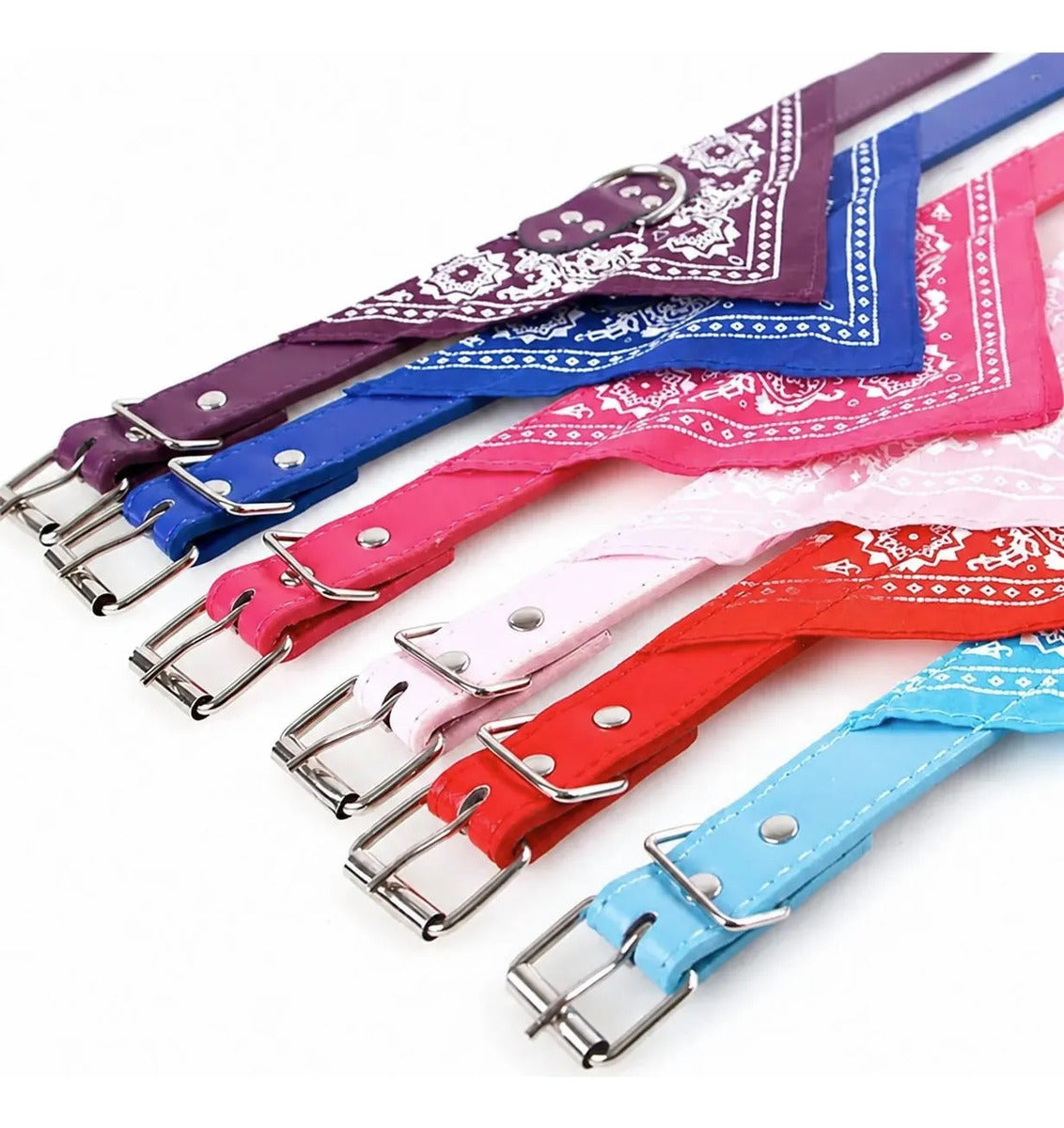 Collar Con Paliacate Elegante Y Ajustable Para Mascotas