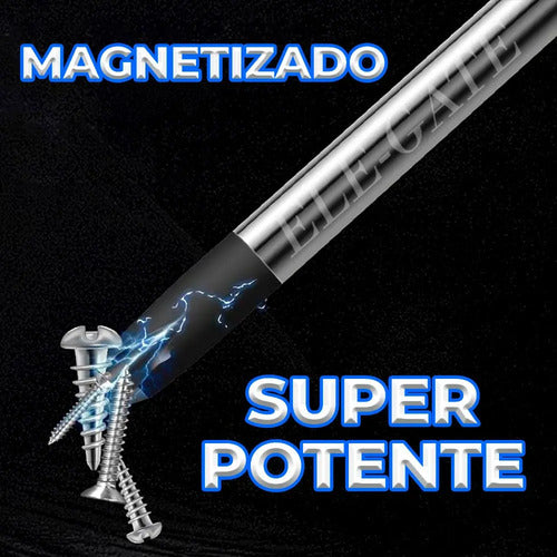 Kit 2 Desarmadores Puntas Magnéticas Acabado Cromado Mangos Ergonómicos Resistentes Ele-gate