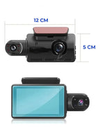 Dvr Dash Cámara Frontal 1080p E Interior Cámara Dual